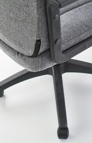 Кресло компьютерное HALMAR RINO серый/черный