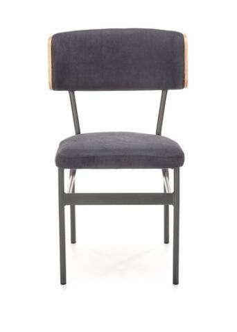 Стул HALMAR SMART дуб натуральный/черный