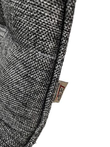 Стул ВВР Бостон серый/черный, рогожка