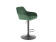 Стул барный HALMAR H103 темно-зеленый/черный