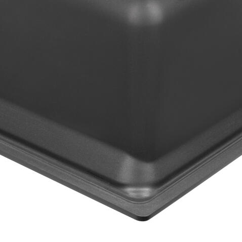 Мойка кухонная AQUASANITA Rock SQR 102 601 AW black metallic