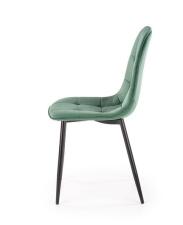 Стул HALMAR K417 темно-зеленый/черный
