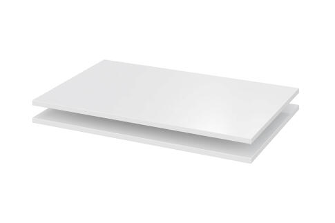 Полки NN Мебель для ШК 5 Белый текстурный (2 шт. в комплекте)