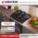Варочная панель газовая MEFERI MGH604BK GLASS ULTRA
