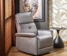 Кресло HALMAR SEMIR раскладное, серый