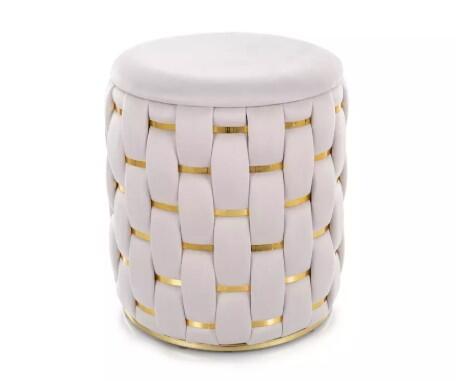 Пуф SIGNAL TIARA Velvet светло-бежевый