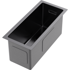 Кухонная мойка из нержавейки Omoikiri Taki 20-U/IF-GM вороненая сталь