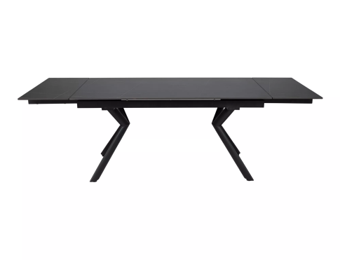 Стол обеденный SIGNAL NORTON черный/черный 160-240/90