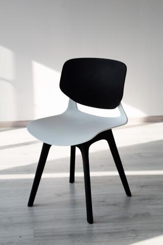 Сидение и спинка Sheffilton SHT-ST59/SB59 белый/черный