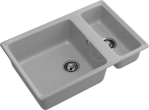 Кухонная мойка GRANFEST LEVEL LV-760K серый