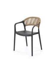Стул HALMAR K582 черный/натуральный
