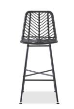 Стул барный HALMAR H97 черный/черный