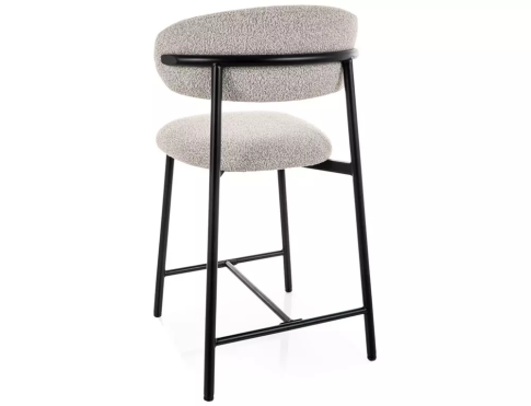 Стул барный SIGNAL ELTON H-2 t.231 бежевый/черный