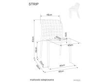 Стул SIGNAL STRIP серый Стул SIGNAL STRIP серый