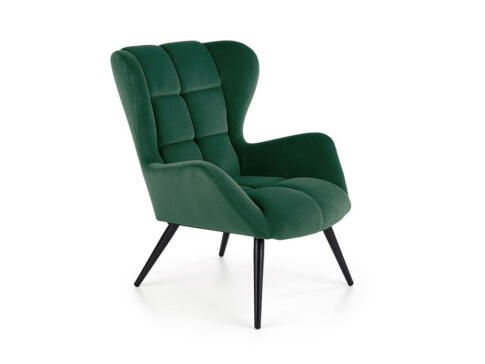 Кресло HALMAR TYRION темно-зеленый/черный