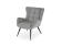 Кресло HALMAR BYRON серый/черный