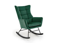 Кресло-качалка HALMAR BAZALTO зеленый