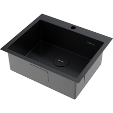 Кухонная мойка из нержавейки Omoikiri Akisame 59-GB  графит