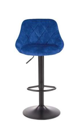 Стул барный HALMAR H101 темно-синий/черный