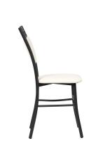 Стул ВВР Мажор ваниль/черный, экокожа