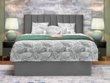 Кровать HALMAR ASENTO серый, 160/200