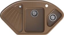 Кухонная мойка GRANFEST CORNER C-1040E терракот
