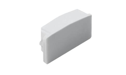 Заглушка для профиля AQ FORM накладного 15х7 серая