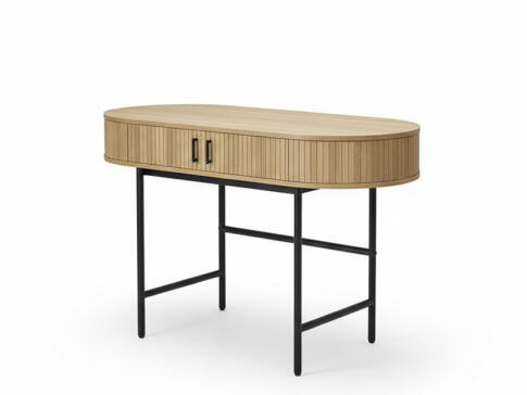 Стол компьютерный HALMAR B51 натуральный/черный