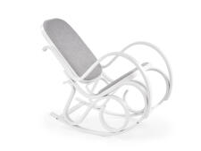 Кресло-качалка HALMAR MAX BIS PLUS серый/белый