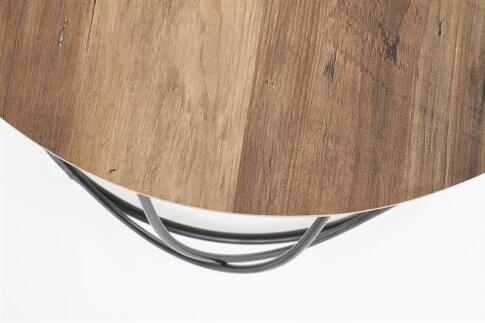 Стол журнальный HALMAR NUBIRA орех/черный, 60/41