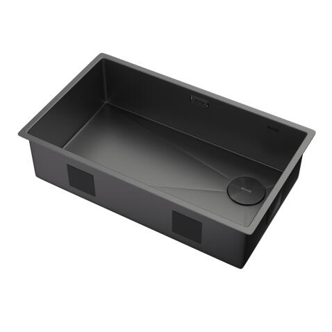 Мойка ZORG ZEROX 74 U / IF SIDE SF ZURINOX PVD GUNBLACK