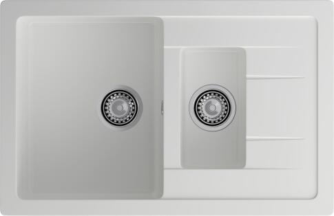 Кухонная мойка GRANFEST QUADRO Q-775KL иней