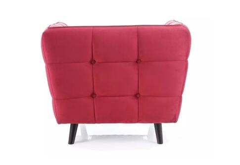 Кресло SIGNAL CASTELLO 1 Velvet Bluvel 59 бордовый/венге