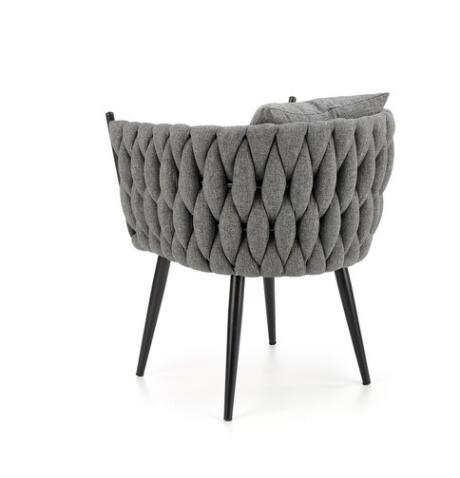 Кресло HALMAR AVATAR серый/черный