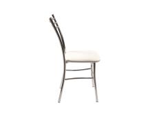 Стул ВВР Трио Белый/хром, экокожа