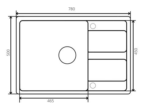 Мойка ZORG Apollo 78 белый камень