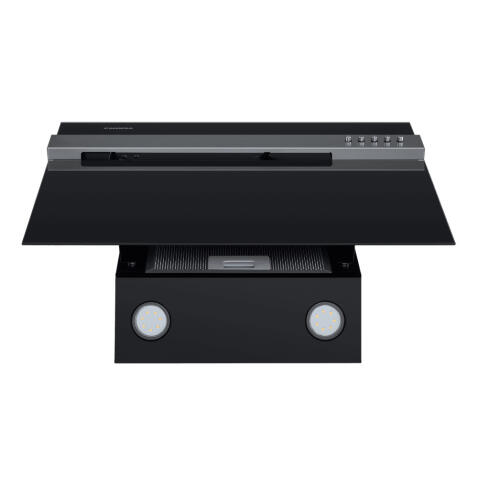 Вытяжка MAUNFELD Bridge Line 60 черный/вставка сатин