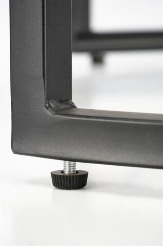 Комплект HALMAR ALEXANDRA (2 стола журнальных) черный мрамор/черный