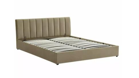 Кровать SIGNAL MONTREAL Velvet Bluvel 28 бежевый, 140/200