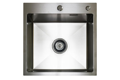 Кухонная мойка из нержавейки BLANTEK LS-5050S Brushed (+ 500B40S)