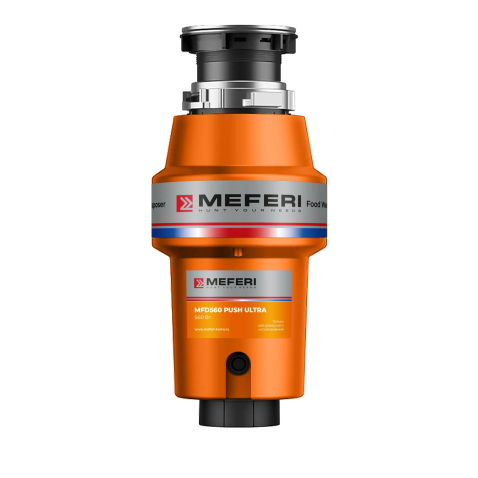 Измельчитель пищевых отходов MEFERI MFD560 PUSH ULTRA с пневмокнопкой