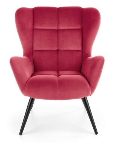 Кресло HALMAR TYRION бордовый/черный