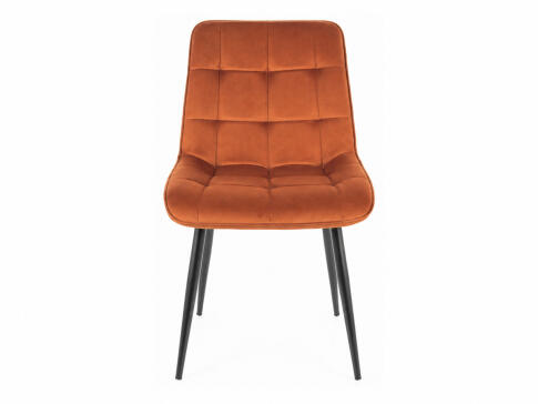 Стул SIGNAL CHIC Velvet Bluvel 4215 корица/черный