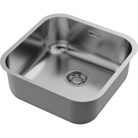 Кухонная мойка из нержавейки Omoikiri Omi 44-U/I-IN Quadro нержавеющая сталь