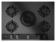 Поверхность газовая TEKA GBC 75-G1 GBN MATT BLACK