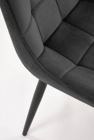 Стул HALMAR K580 черный/черный