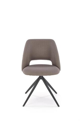 Стул HALMAR K546 серый/черный, поворотный