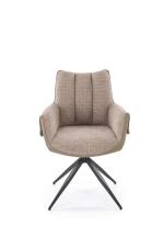 Стул HALMAR K579 коричневый/черный, поворотный