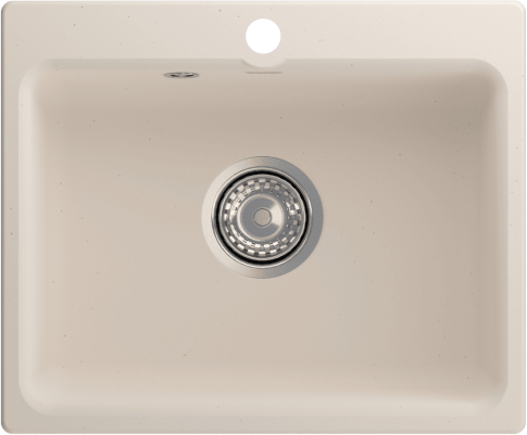 Кухонная мойка GRANFEST SMART SM-520 белый, без сифона