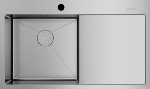 Кухонная мойка из нержавейки Omoikiri Akisame 86-IN-L нержавеющая сталь